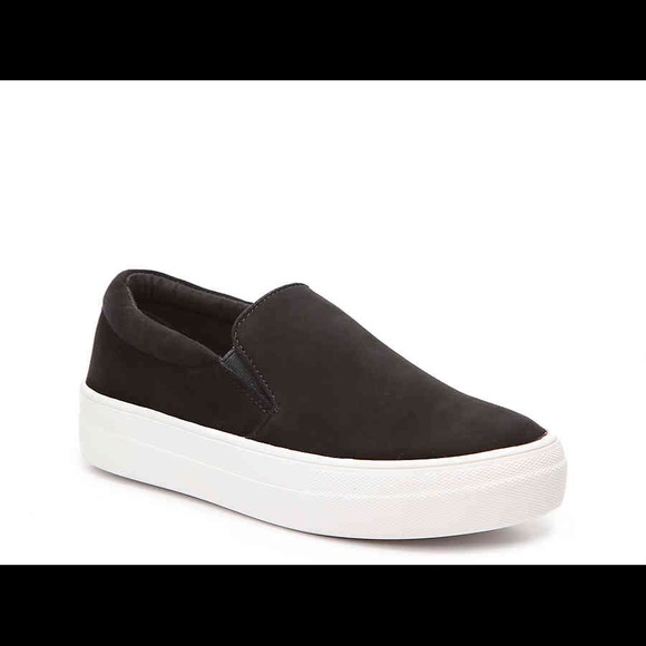 steve madden black suede sneakers